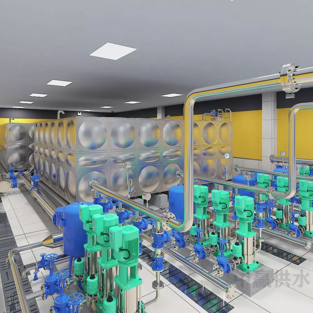 高層小區(qū)二次供水設備的工作原理和工作流程是什么？